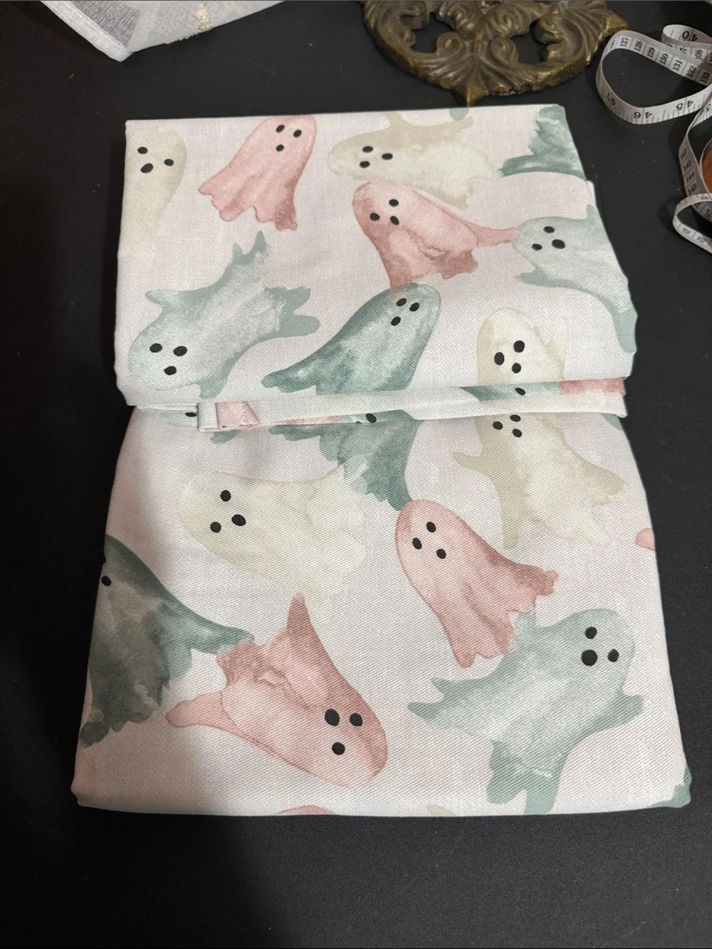 Cynthia Rowley Halloween ghost shower curtain 72”